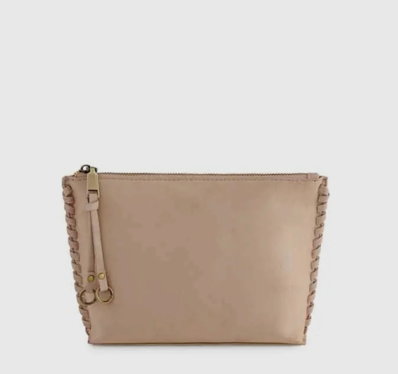 Suede Tote and Zip Pouch