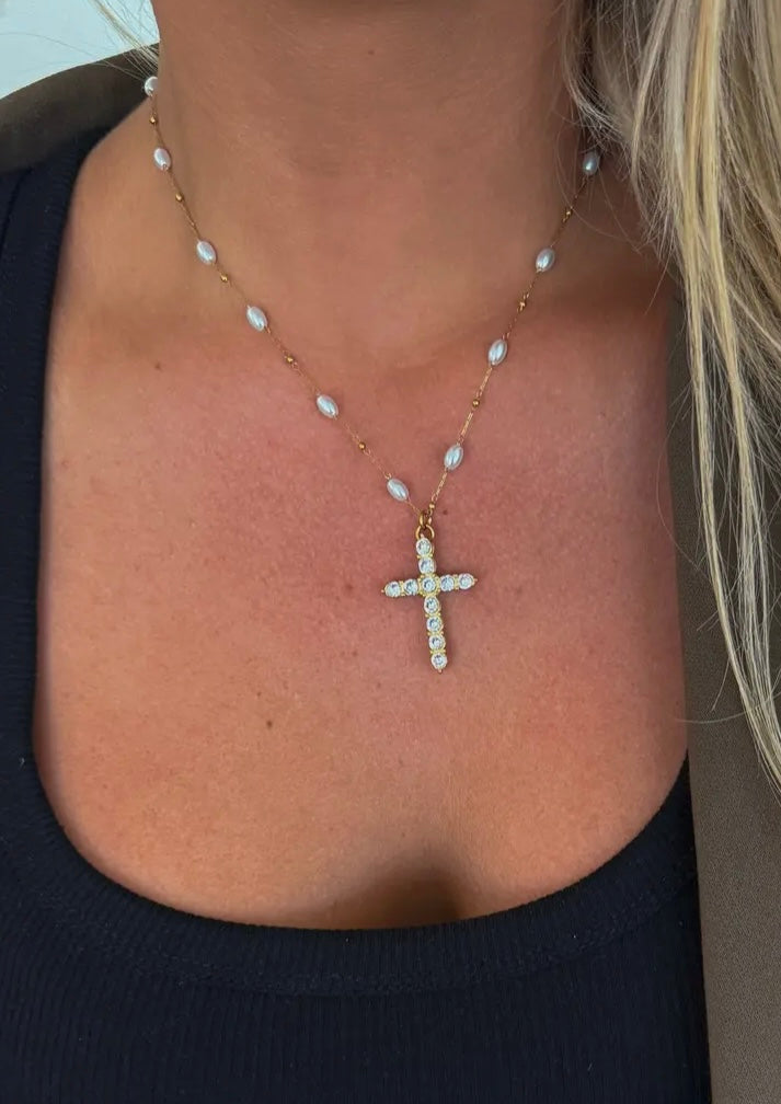 Remi Cross Necklace