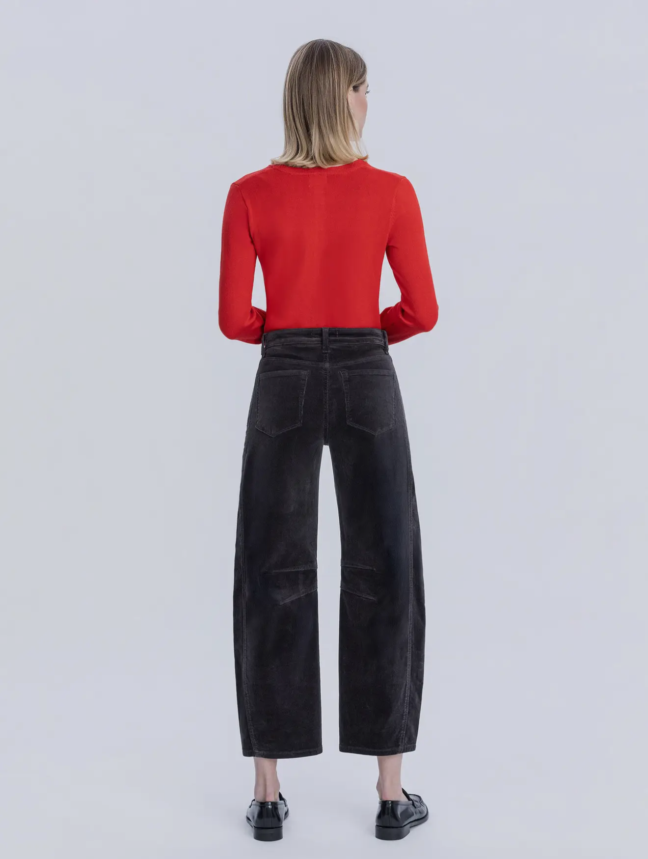 Corduroy Barrel Jeans