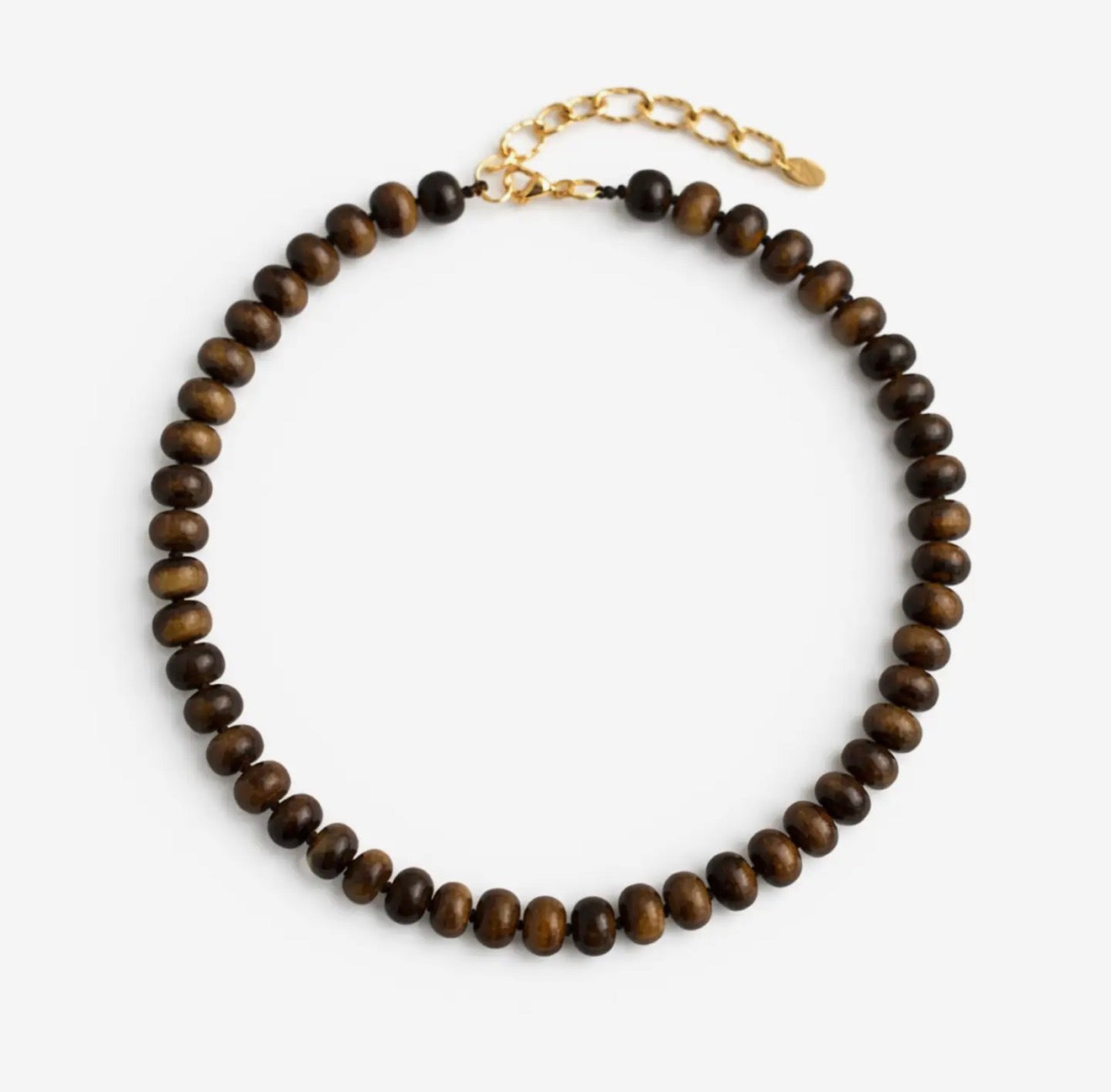 Refined Stone Bead Necklace