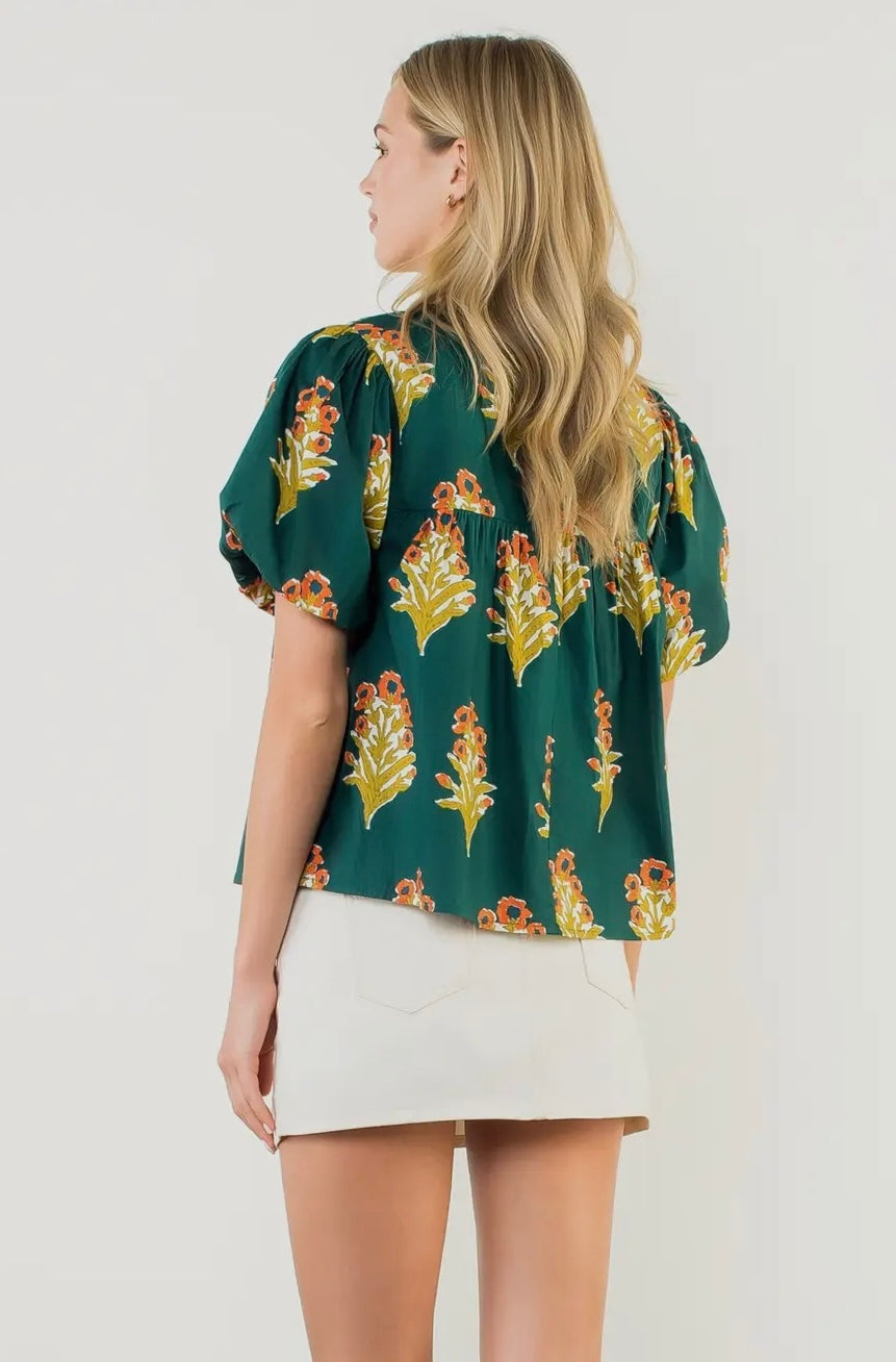 Cera Puff Sleeve Blouse