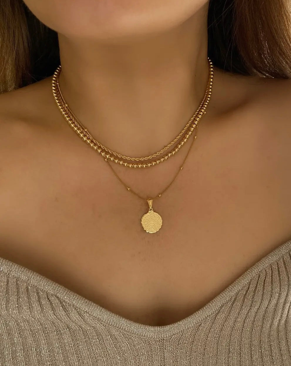 18K Gold Filled Lord's Prayer Necklace