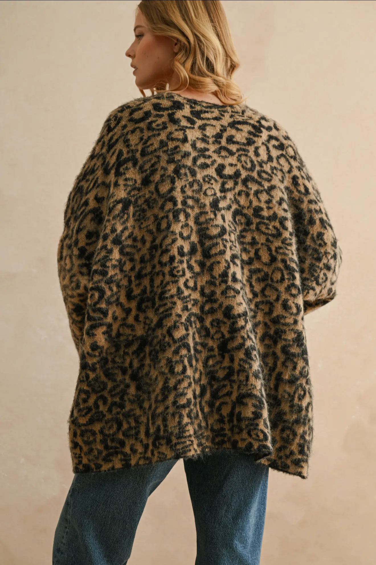Leopard Oversized Cardigan