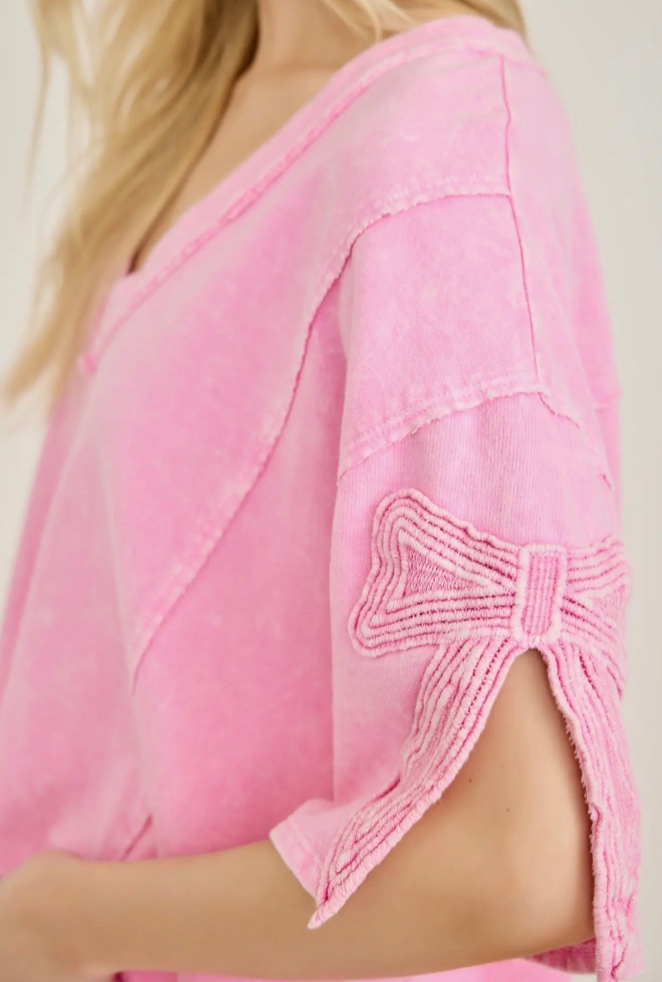 Bubblegum Bow Blouse