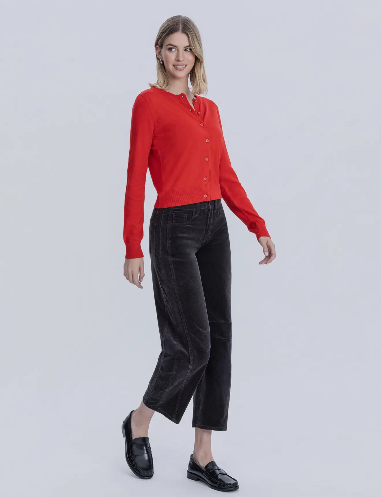 Corduroy Barrel Jeans