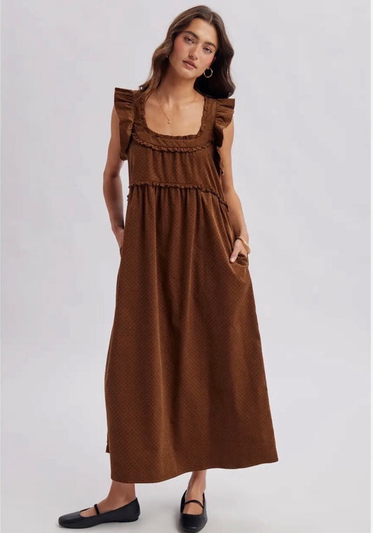 Corduroy Midi Dress