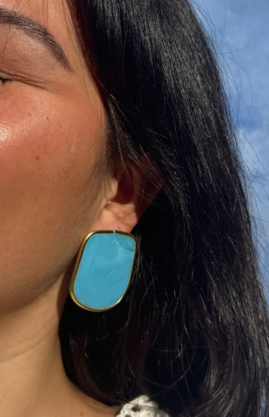 Resin Statement Earrings