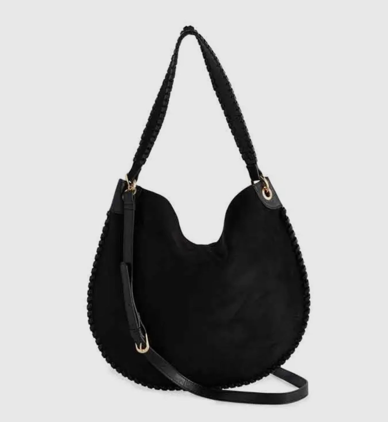 Suede Shoulder Bag