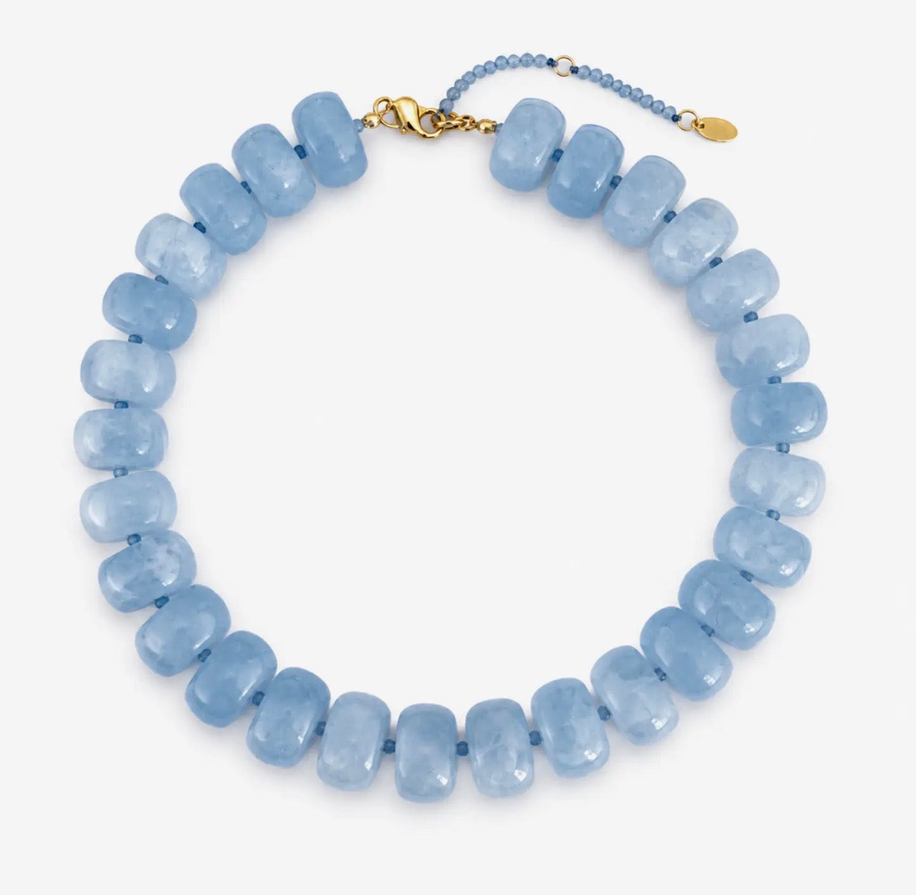 Chunky Resin/Natural Stone Necklace