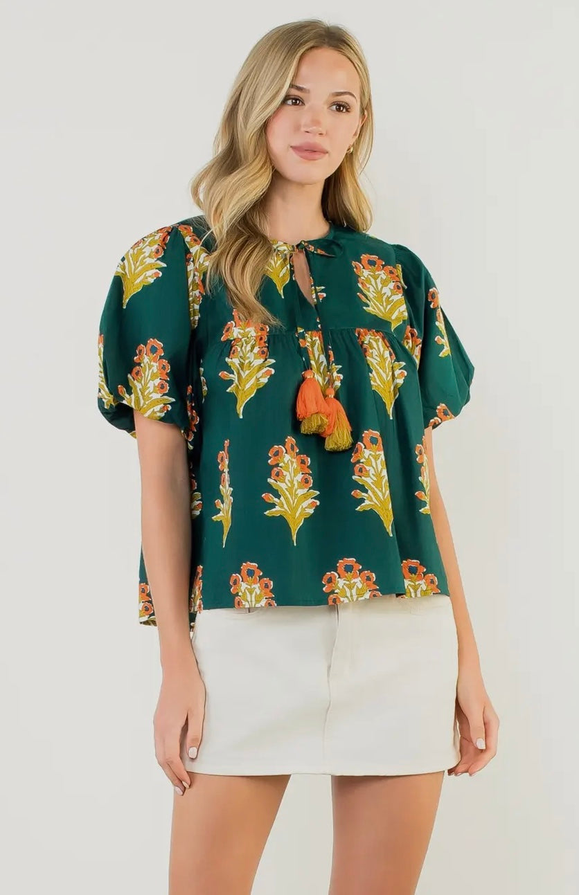 Cera Puff Sleeve Blouse
