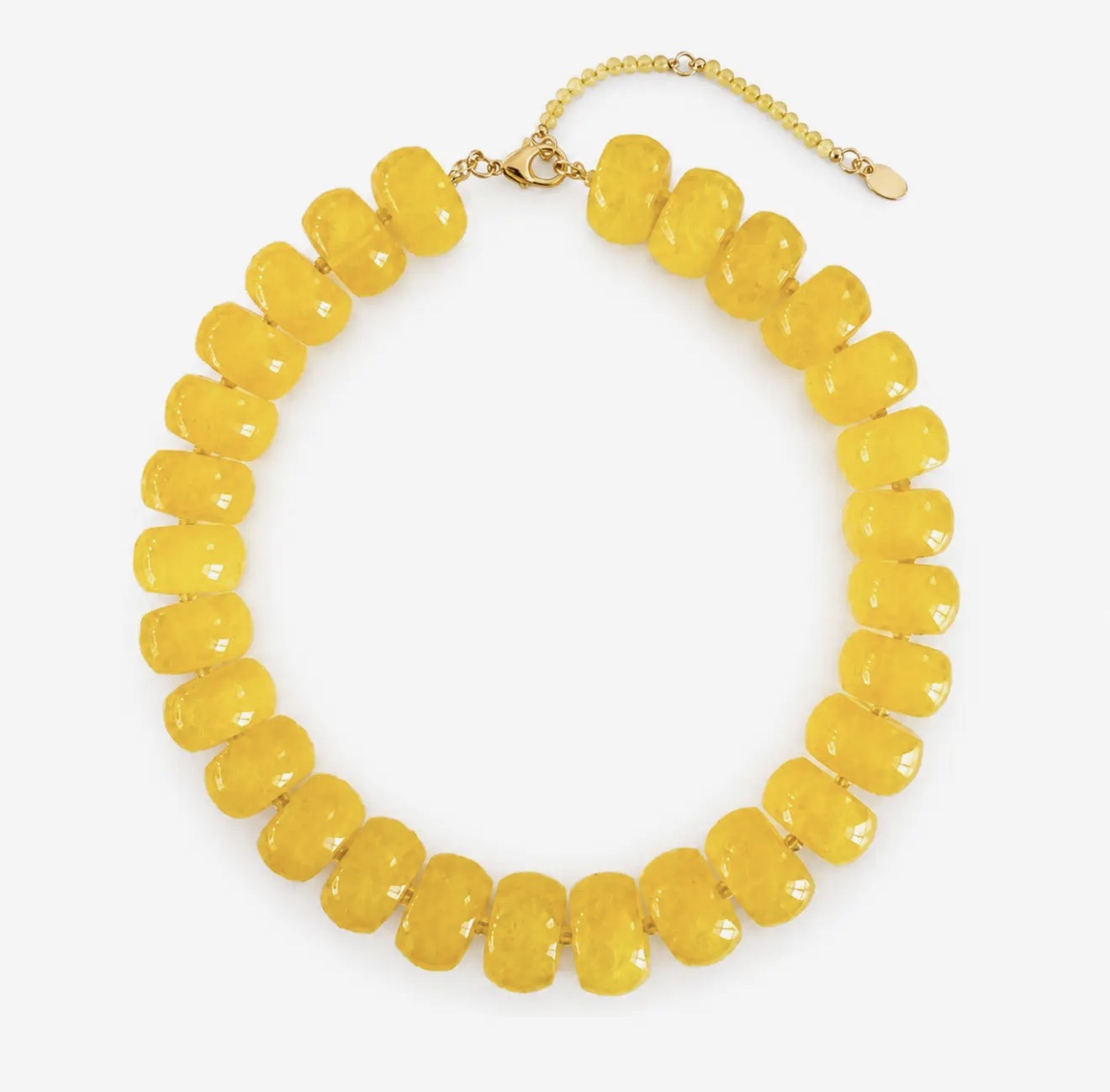 Chunky Resin/Natural Stone Necklace