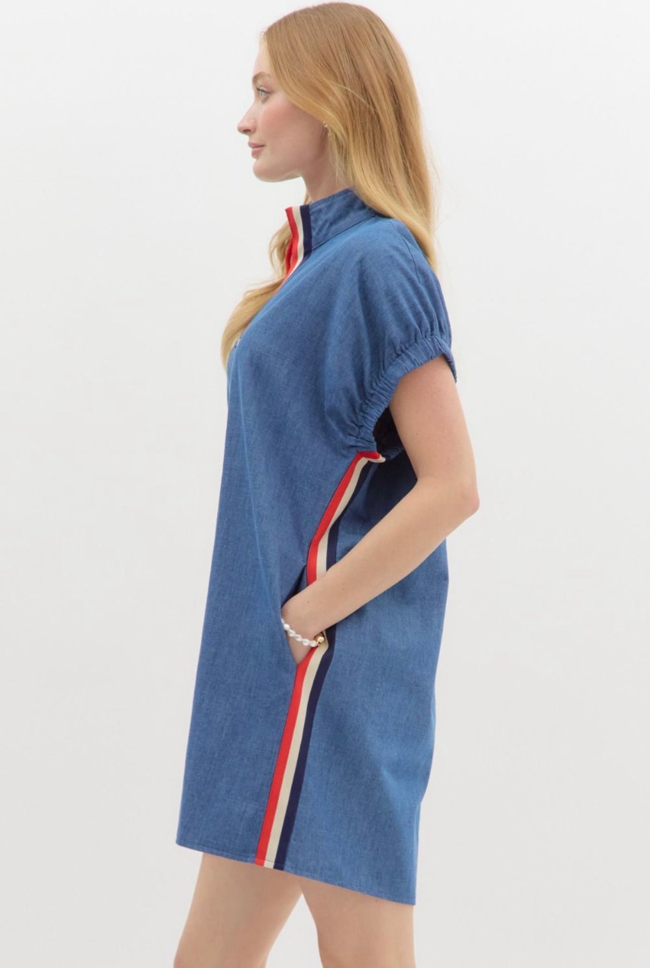 Collar Detail Dress