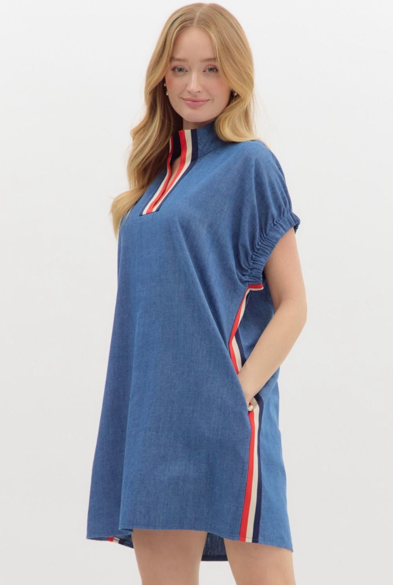 Collar Detail Dress