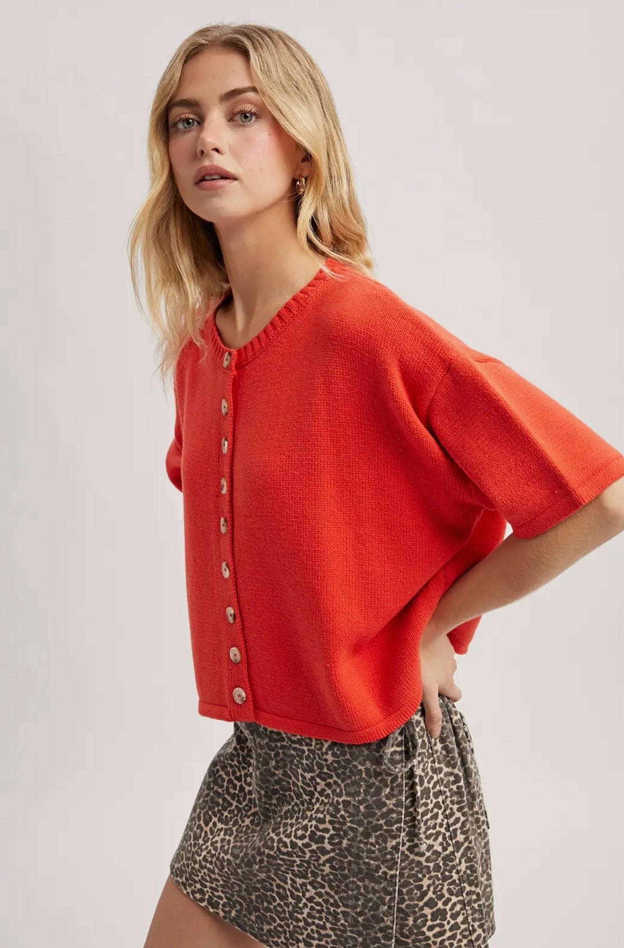 Red Wishlist Sweater