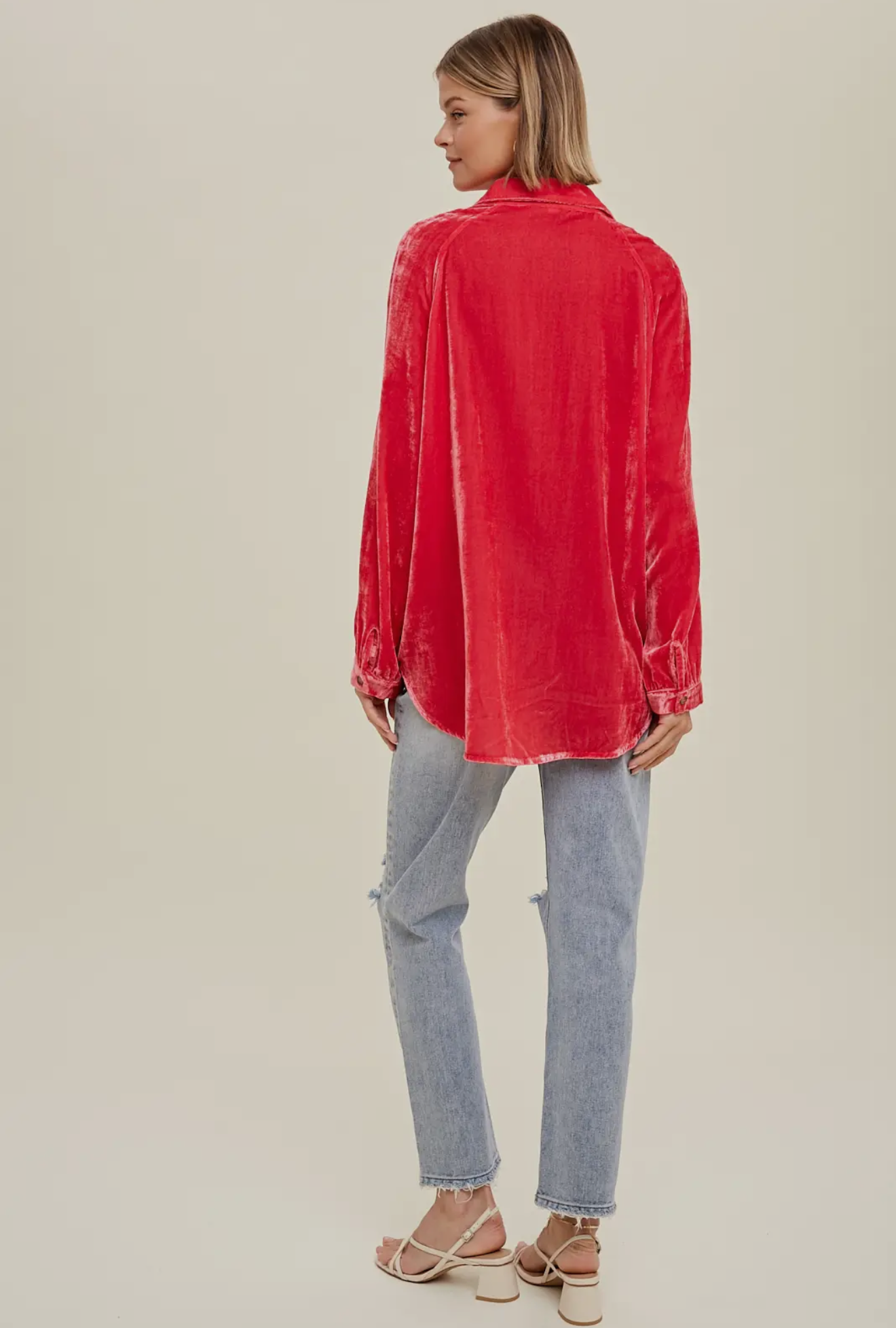 Candy Crushed Velvet Top