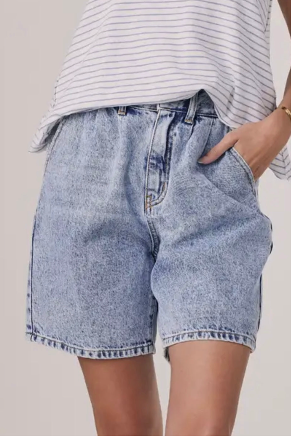 Boyfriend Denim Shorts