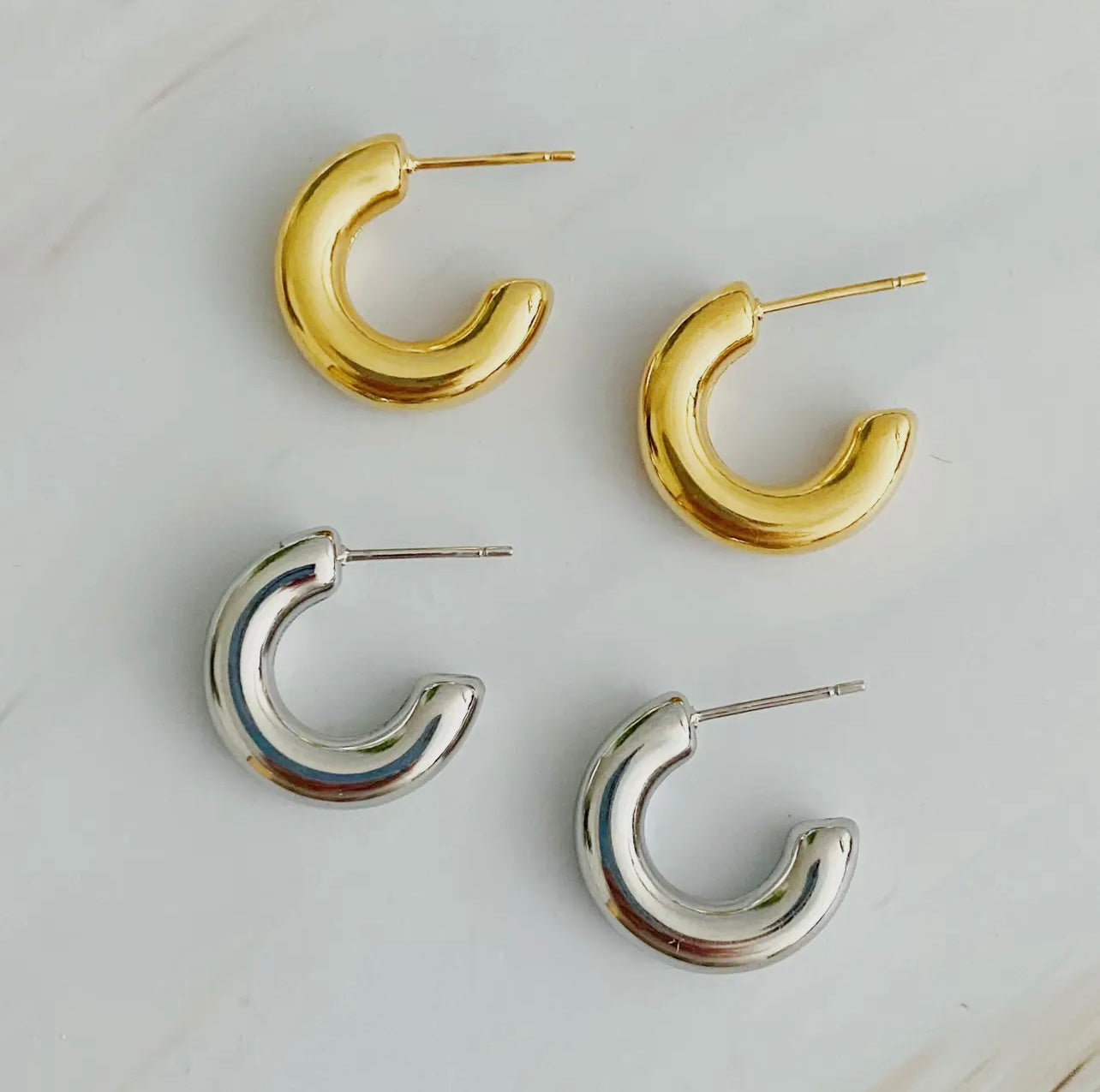 Small Chunky Hoops