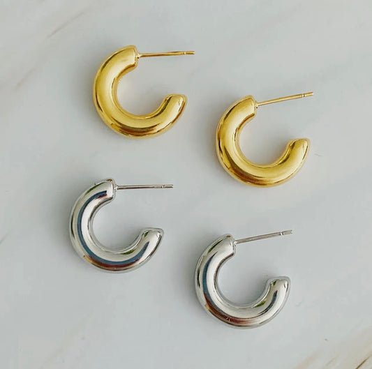 Small Chunky Hoops
