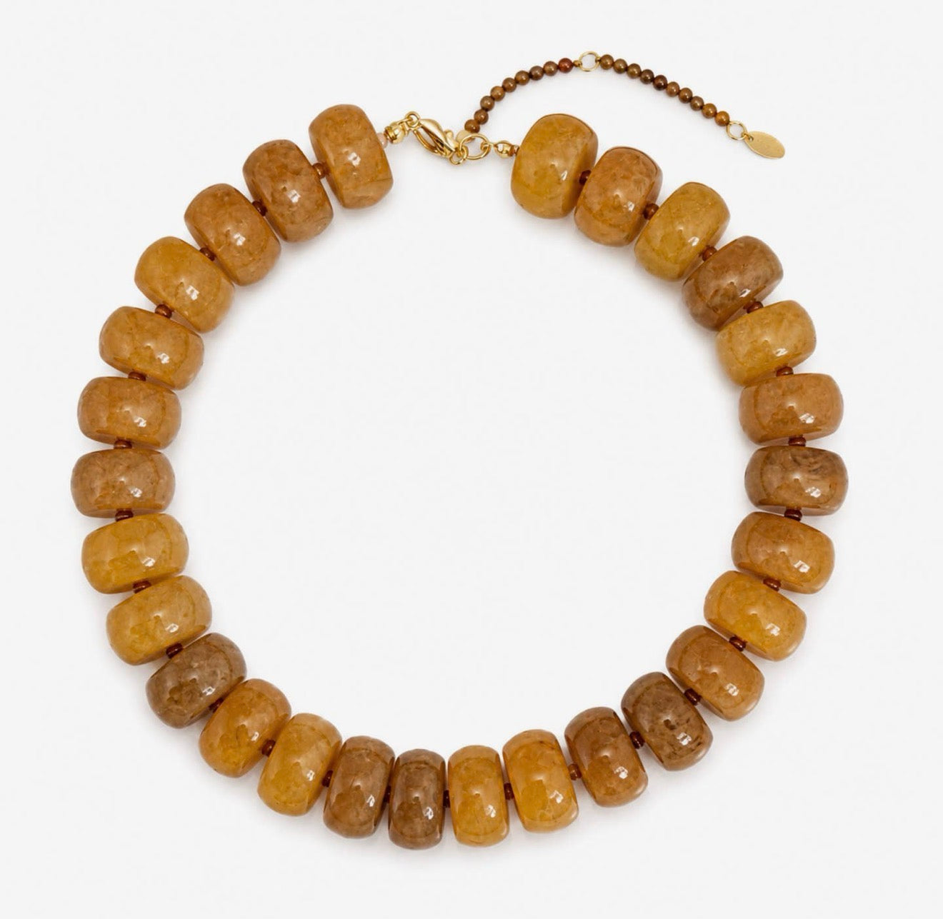 Chunky Resin/Natural Stone Necklace