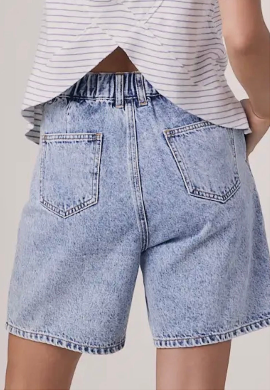 Boyfriend Denim Shorts