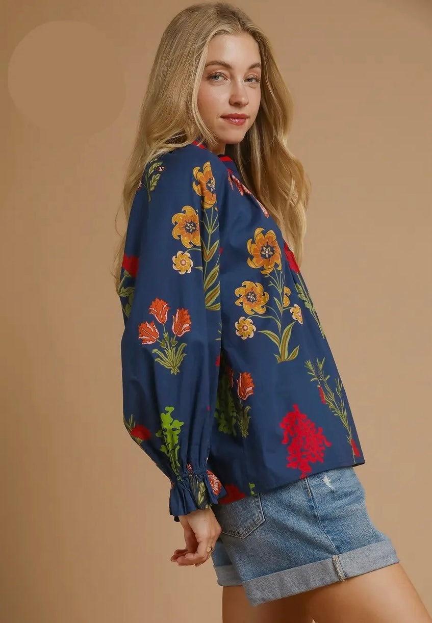 Fall Floral Top