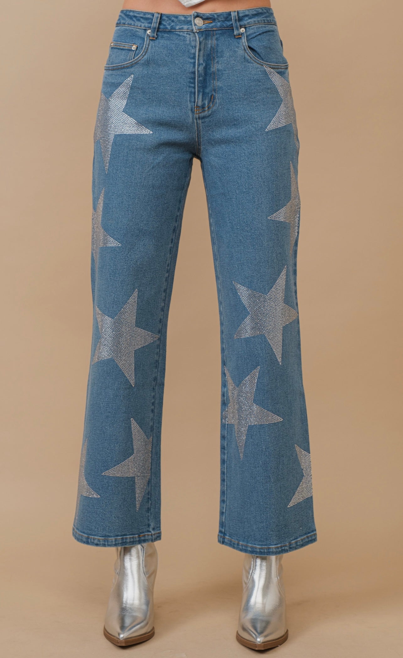 Star Studded Denim
