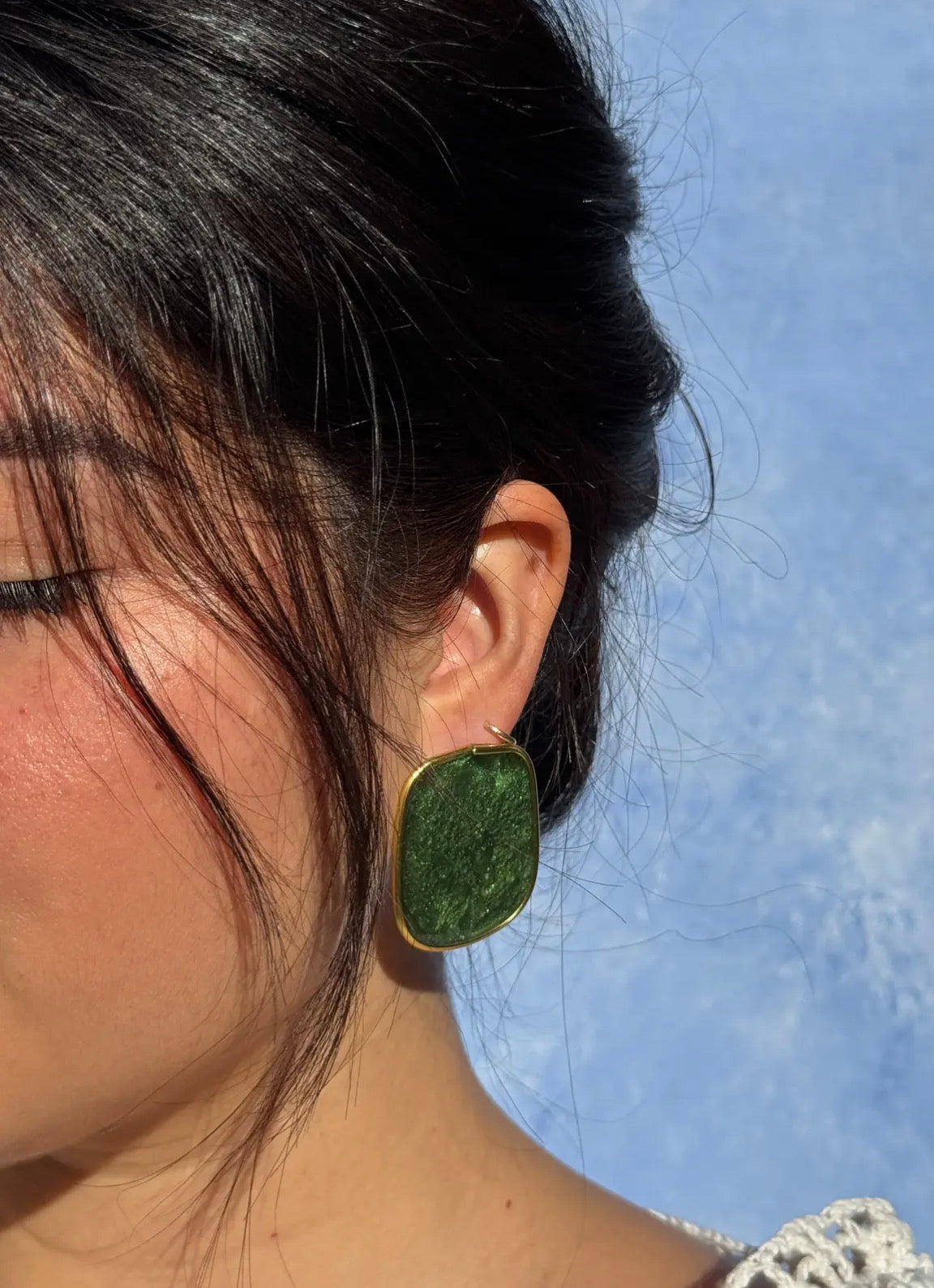 Resin Statement Earrings