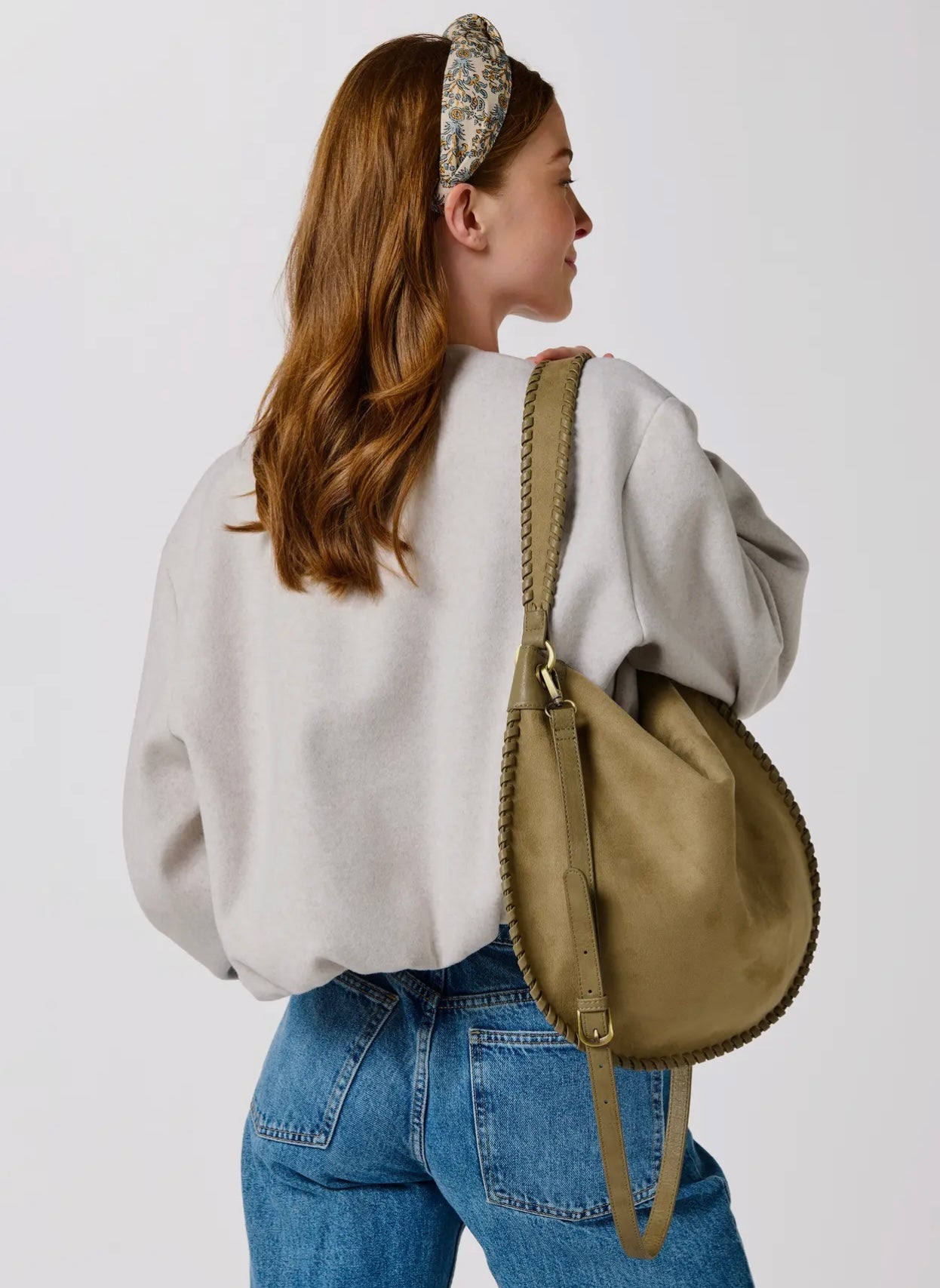 Suede Shoulder Bag