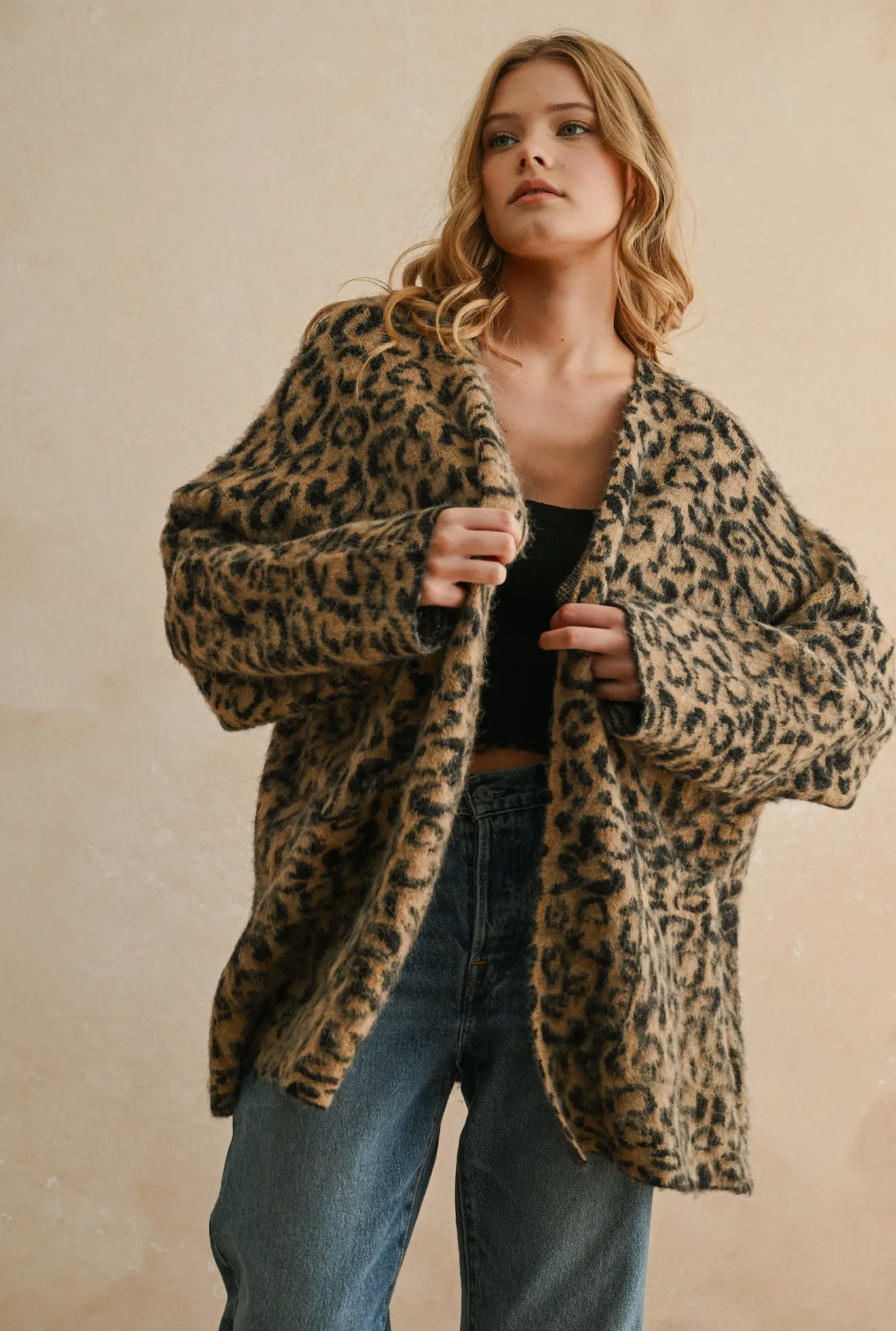 Leopard Oversized Cardigan