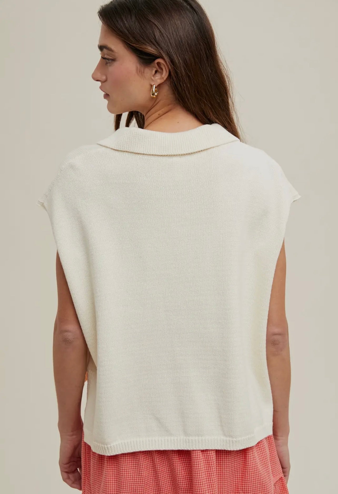 Collared Sweater Top