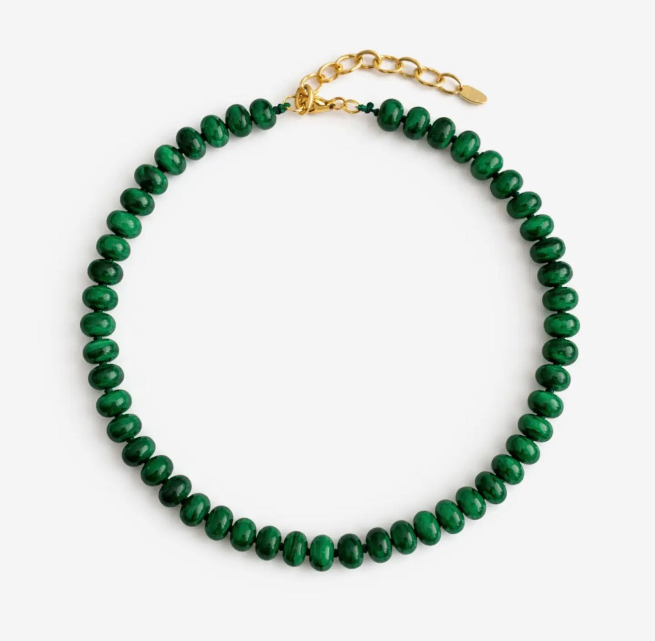 Refined Stone Bead Necklace