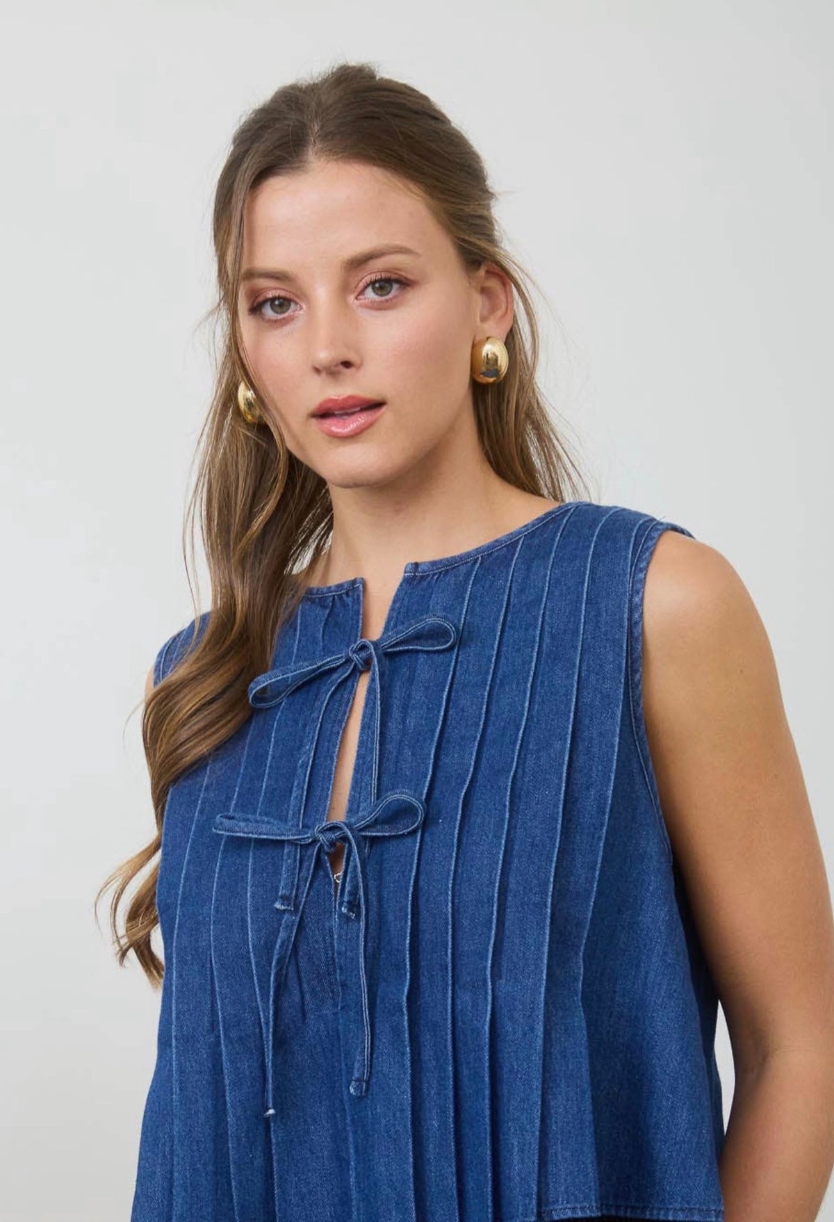 Denim Skirt Set