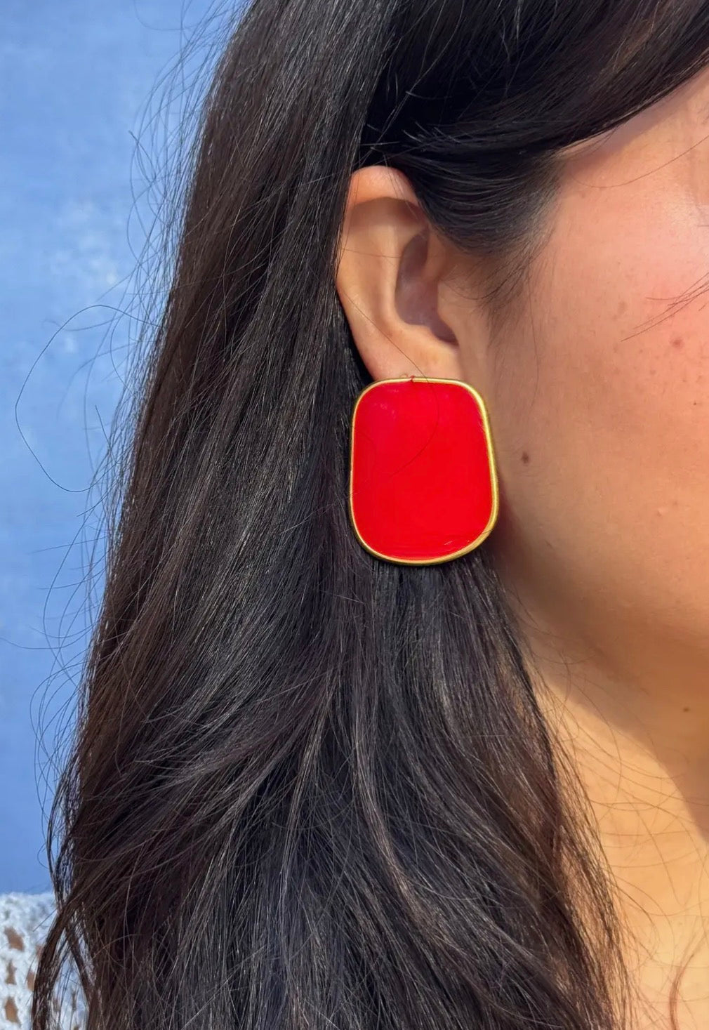Resin Statement Earrings