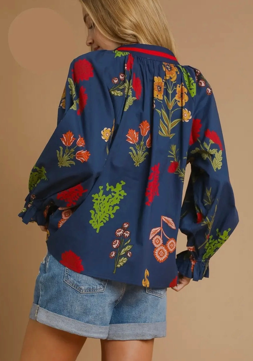 Fall Floral Top