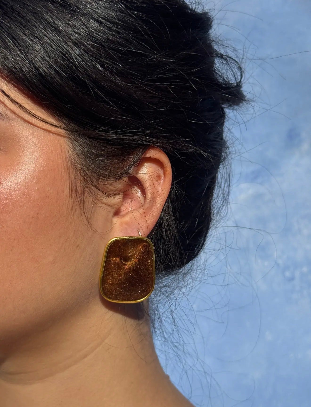Resin Statement Earrings