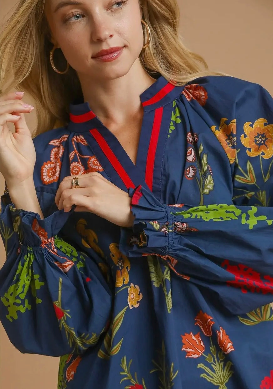 Fall Floral Top