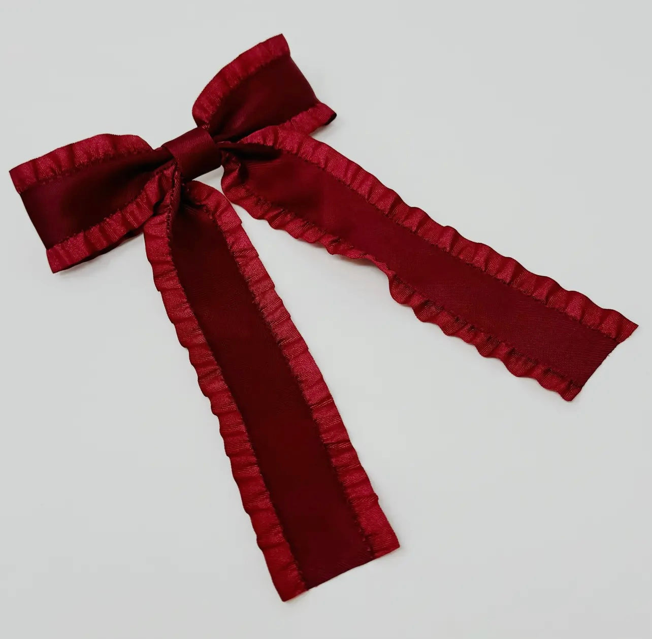 Frill Bow Hairclips