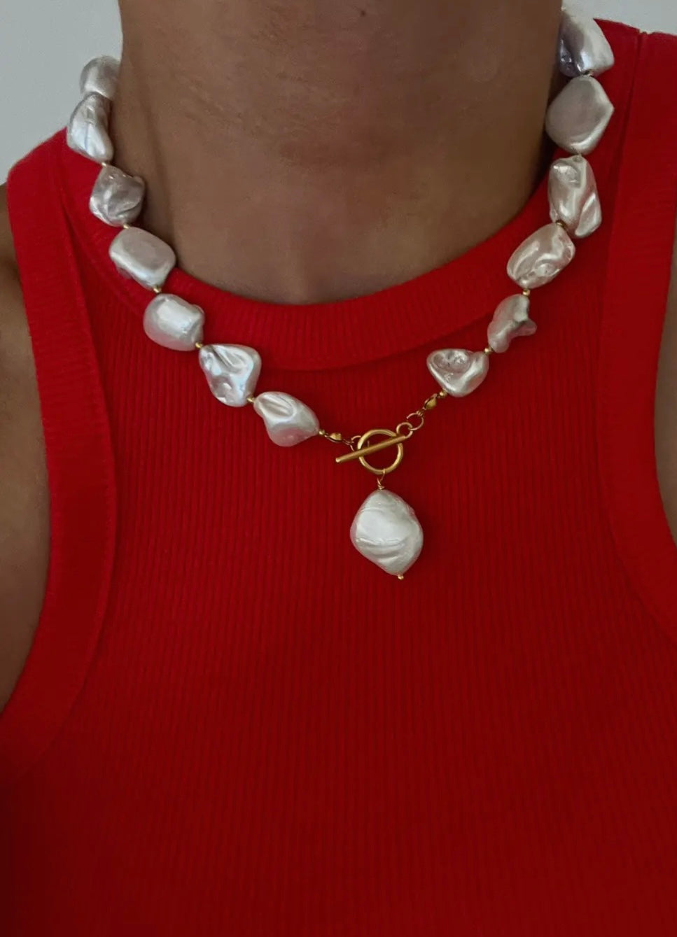 Chunky Pearl Necklace