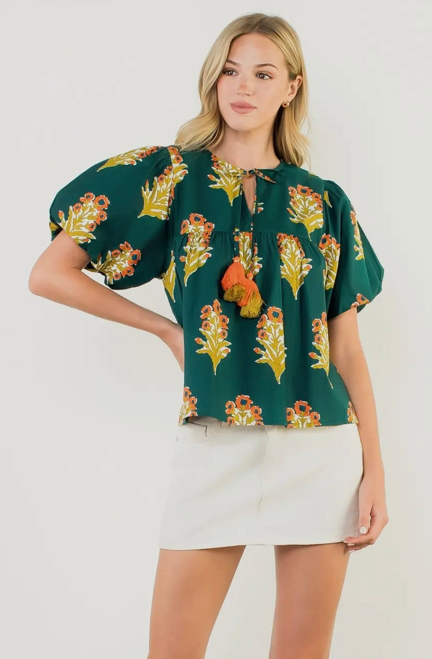 Cera Puff Sleeve Blouse