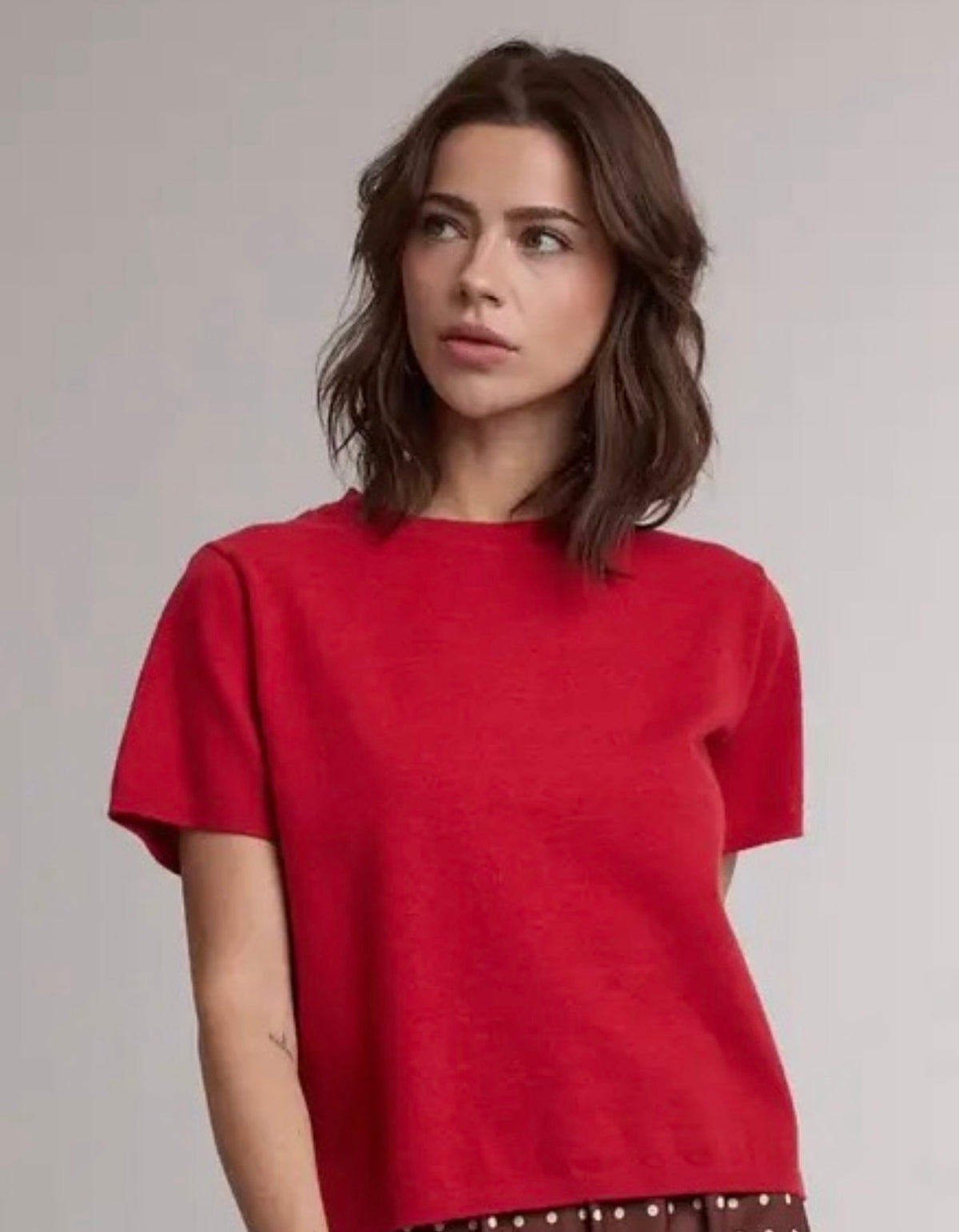 Red Sweater Top